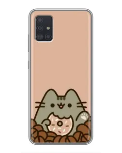 Чехол для Samsung Galaxy A51 5G (A516) с картинкой «Кофейный Пушин»