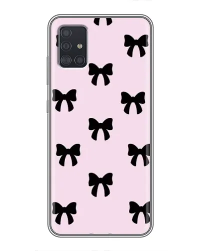 Чехол для Samsung Galaxy A51 5G (A516) с картинкой «Черные банты Coquette» Чехол для Samsung Galaxy A51 5G (A516) с картинкой «Черные банты Coquette»