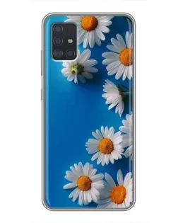 Чехол для Samsung Galaxy A51 5G (A516) с картинкой «Белоснежные маргаритки»