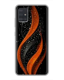 Чехол для Samsung Galaxy A51 5G (A516) с картинкой «Огненная звездная волна»