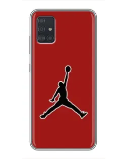Чехол для Samsung Galaxy A51 (A515) с картинкой «Jordan Red Back»