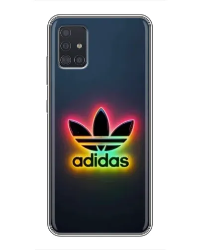 Чехол для Samsung Galaxy A51 (A515) с картинкой «Неоновый Adidas»