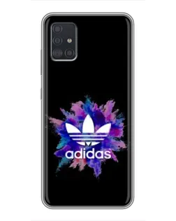 Чехол для Samsung Galaxy A51 (A515) с картинкой «Взрыв красок Adidas»