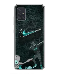 Чехол для Samsung Galaxy A51 (A515) с картинкой «Спортивный арт Nike»