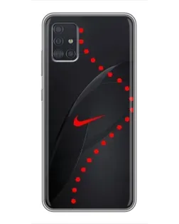 Чехол для Samsung Galaxy A51 (A515) с картинкой «Абстрактный дизайн Nike»