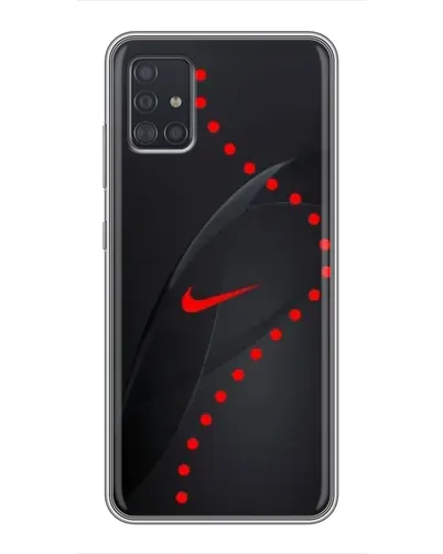 Чехол для Samsung Galaxy A51 (A515) с картинкой «Абстрактный дизайн Nike»