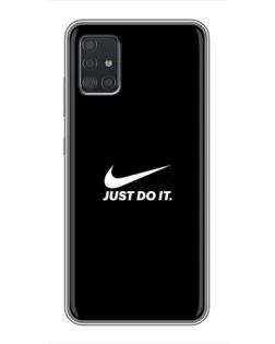 Чехол для Samsung Galaxy A51 (A515) с картинкой «Минимализм от Nike»