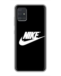 Чехол для Samsung Galaxy A51 (A515) с картинкой «Мазки краски Nike»