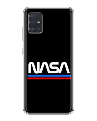 Чехол для Samsung Galaxy A51 (A515) с картинкой «NASA — классика Red Blue»