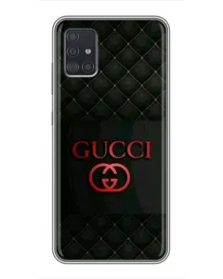Чехол для Samsung Galaxy A51 (A515) с картинкой «Gucci — стеганый черный»