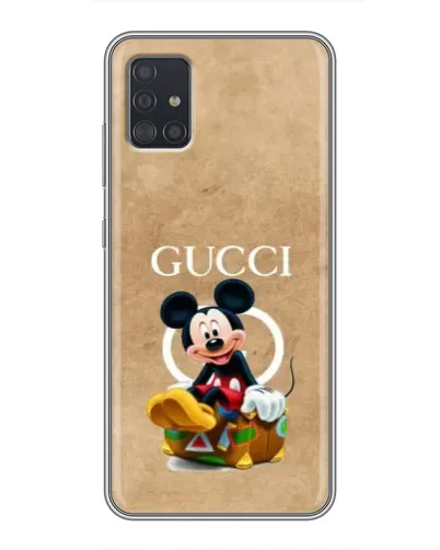 Чехол для Samsung Galaxy A51 (A515) с картинкой «Микки Маус Gucci — крафт»