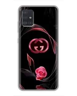 Чехол для Samsung Galaxy A51 (A515) с картинкой «Gucci — неоновая роза»