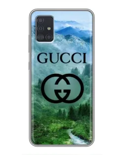 Чехол для Samsung Galaxy A51 (A515) с картинкой «Gucci — горный пейзаж»
