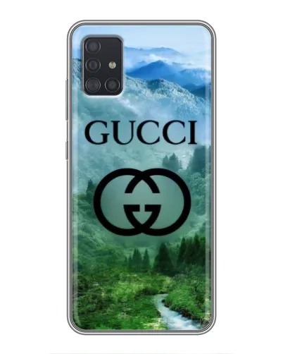 Чехол для Samsung Galaxy A51 (A515) с картинкой «Gucci — горный пейзаж»
