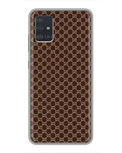 Чохол для Samsung Galaxy A51 (A515) з картинкою «Gucci — шоколадна сітка»
