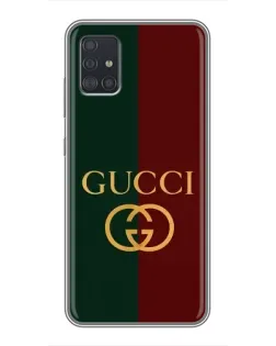 Чохол для Samsung Galaxy A51 (A515) з картинкою «Gucci — темно-зелений градієнт»