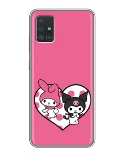 Чехол для Samsung Galaxy A51 (A515) с картинкой «Kuromi и My Melody»