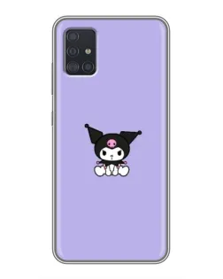 Чехол для Samsung Galaxy A51 (A515) с картинкой «Kuromi — фиолетовый минимализм»