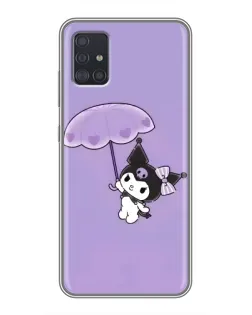 Чехол для Samsung Galaxy A51 (A515) с картинкой «Kuromi с зонтиком»