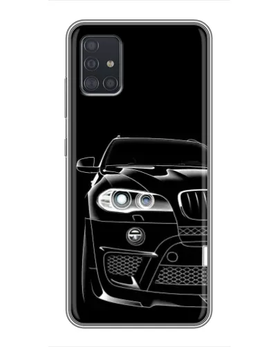 Чехол для Samsung Galaxy A51 (A515) с картинкой «Темный силуэт BMW»