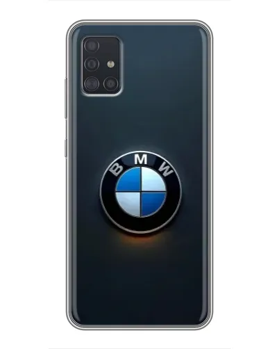 Чехол для Samsung Galaxy A51 (A515) с картинкой «Логотип BMW — минимализм»