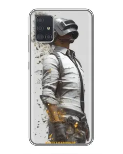 Чехол для Samsung Galaxy A51 (A515) с картинкой «PUBG — боец в пыли»