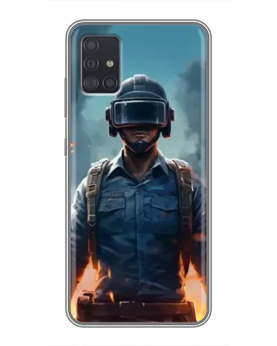 Чехол для Samsung Galaxy A51 (A515) с картинкой «PUBG — реалистичный герой» Чехол для Samsung Galaxy A51 (A515) с картинкой «PUBG — реалистичный герой»