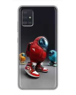 Чехол для Samsung Galaxy A51 (A515) с картинкой «Among Us — 3D стиль»