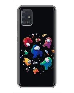 Чехол для Samsung Galaxy A51 (A515) с картинкой «Among Us космос»