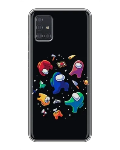 Чехол для Samsung Galaxy A51 (A515) с картинкой «Among Us космос»