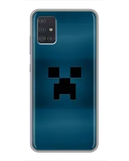 Чехол для Samsung Galaxy A51 (A515) с картинкой «Крипер текстура»