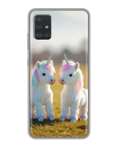 Чехол для Samsung Galaxy A51 (A515) с картинкой «Пара единорогов» Чехол для Samsung Galaxy A51 (A515) с картинкой «Пара единорогов»