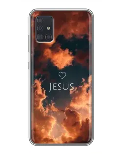 Чохол для Samsung Galaxy A51 (A515) з картинкою «Сяйво Імені Jesus»