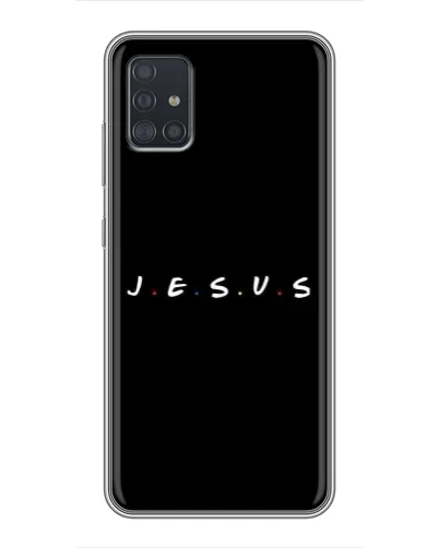 Чехол для Samsung Galaxy A51 (A515) с картинкой «Точки веры J.E.S.U.S.»