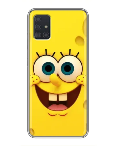 Чехол для Samsung Galaxy A51 (A515) с картинкой «Губка Боб улыбка»