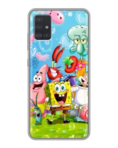 Чехол для Samsung Galaxy A51 (A515) с картинкой «Губка Боб и друзья» Чехол для Samsung Galaxy A51 (A515) с картинкой «Губка Боб и друзья»