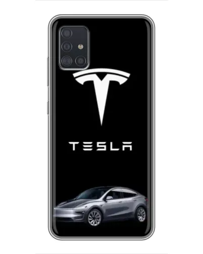 Чехол для Samsung Galaxy A51 (A515) с картинкой «Tesla Model Y»