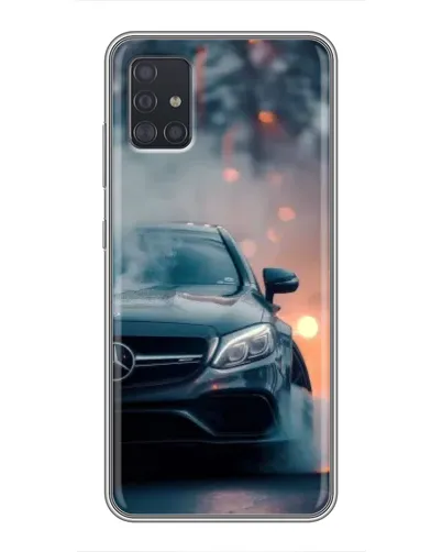 Чехол для Samsung Galaxy A51 (A515) с картинкой «Mercedes — ночной город» Чехол для Samsung Galaxy A51 (A515) с картинкой «Mercedes — ночной город»