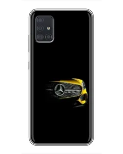 Чехол для Samsung Galaxy A51 (A515) с картинкой «Mercedes — ретро стиль»