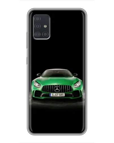 Чехол для Samsung Galaxy A51 (A515) с картинкой «Mercedes — неоновый лого» Чехол для Samsung Galaxy A51 (A515) с картинкой «Mercedes — неоновый лого»