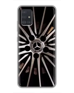 Чехол для Samsung Galaxy A51 (A515) с картинкой «Диск Mercedes»