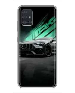 Чехол для Samsung Galaxy A51 (A515) с картинкой «Темный Mercedes AMG»