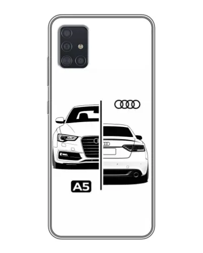 Чехол для Samsung Galaxy A51 (A515) с картинкой «Audi — контрастный дизайн» Чехол для Samsung Galaxy A51 (A515) с картинкой «Audi — контрастный дизайн»