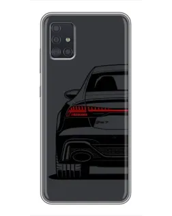 Чехол для Samsung Galaxy A51 (A515) с картинкой «Задняя часть Audi — арт»