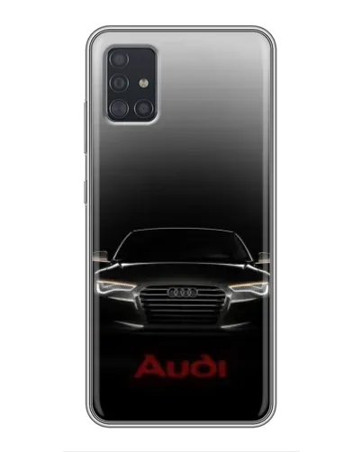Чехол для Samsung Galaxy A51 (A515) с картинкой «Audi — градиентный контур» Чехол для Samsung Galaxy A51 (A515) с картинкой «Audi — градиентный контур»