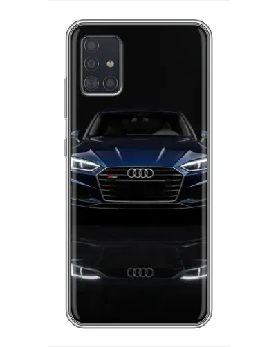 Чехол для Samsung Galaxy A51 (A515) с картинкой «Audi — ночное отражение» Чехол для Samsung Galaxy A51 (A515) с картинкой «Audi — ночное отражение»
