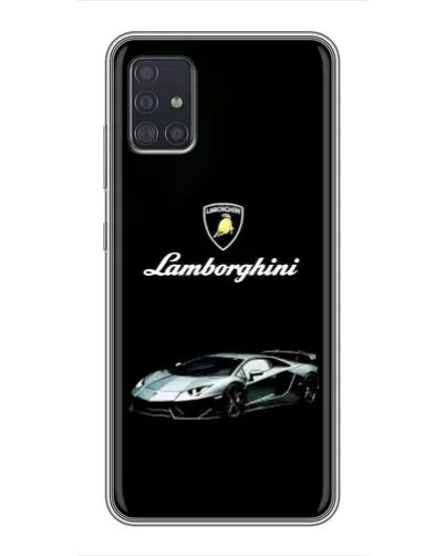 Чехол для Samsung Galaxy A51 (A515) с картинкой «Логотип Lamborghini классика»