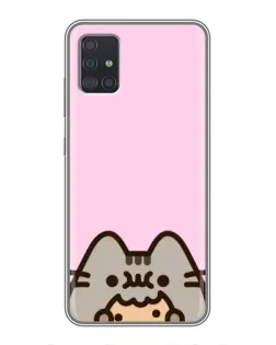 Чехол для Samsung Galaxy A51 (A515) с картинкой «Pusheen и печенье» Чехол для Samsung Galaxy A51 (A515) с картинкой «Pusheen и печенье»