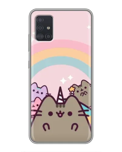 Чехол для Samsung Galaxy A51 (A515) с картинкой «Единорог Pusheen»