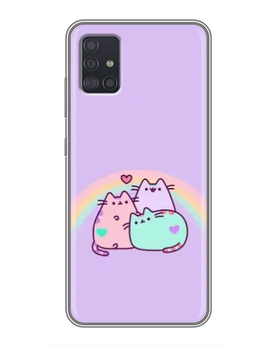 Чехол для Samsung Galaxy A51 (A515) с картинкой «Радужные Пушины»